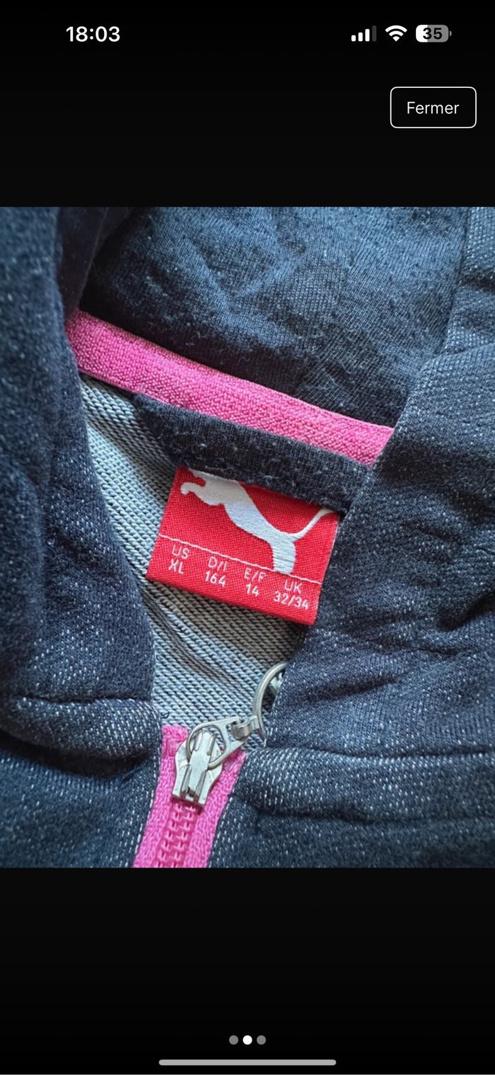 Sweatshirt avec fermeture éclair et capuche - photo numéro 2
