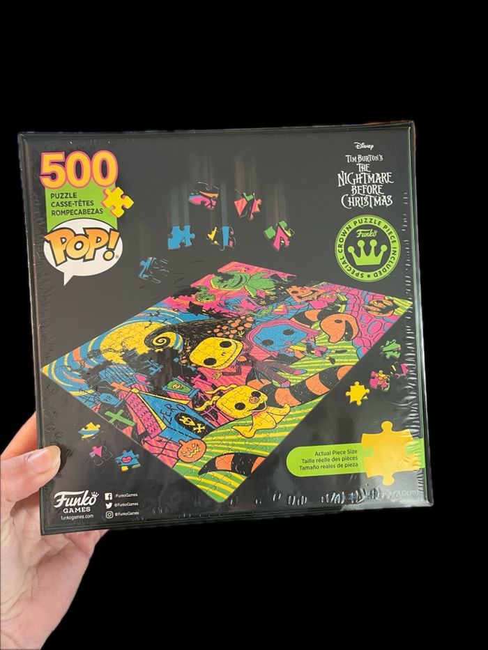 Puzzle funko L’incroyable Noël de Monsieur jack The nighmare before christmas 500 pièces Neuf - photo numéro 4