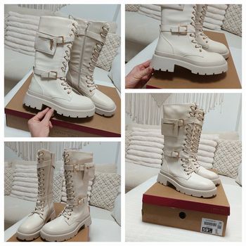 Jolie paire de bottes beige avec zip pointure 38 neuves avec étiquettes 🏷