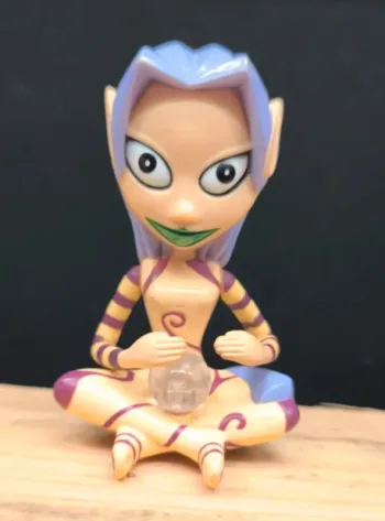 Figurine figura figure rétro gaming Rayman boule crystal bowl ly la fée unisoft violet purple