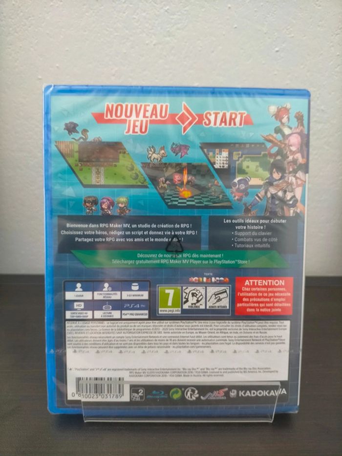 🇫🇷 Jeu PS4 RPG maker MV - photo numéro 2