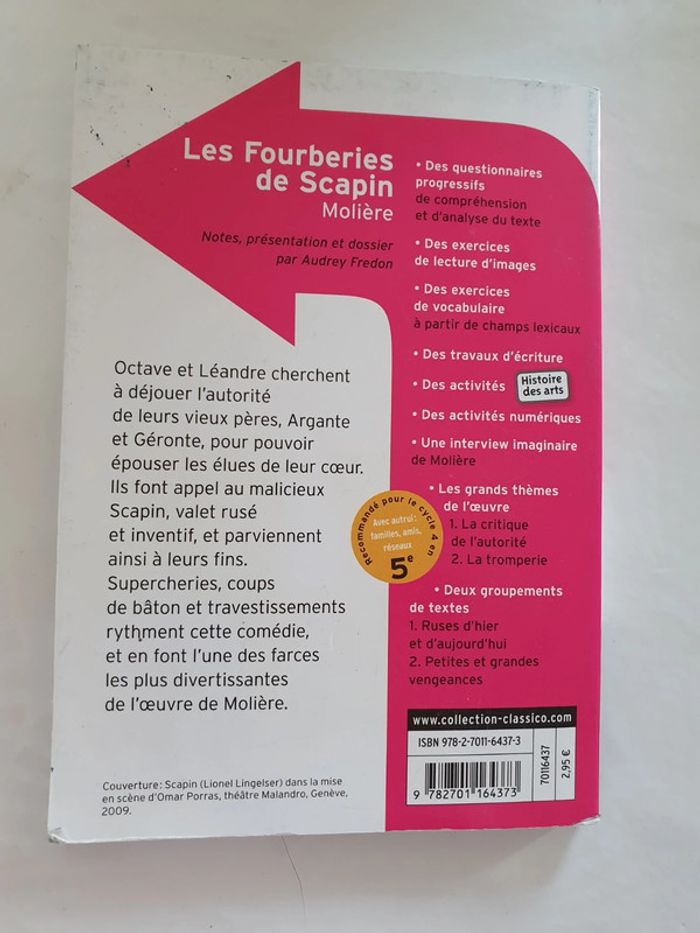 Livre les fourberies de scapin moliere - photo numéro 2