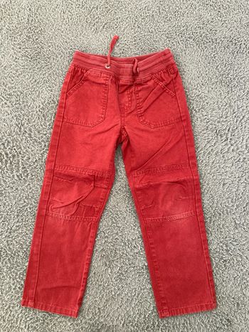 Pantalon rouge 6 ans