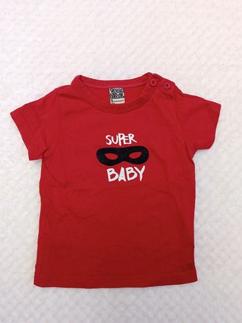 🔸T-shirt Tape à l’œil Super Baby – 9 mois 🔸