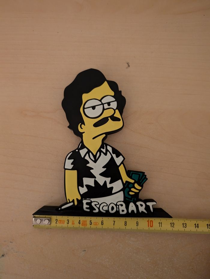 Bibelot mini enseigne statuette logo escobart - photo numéro 4