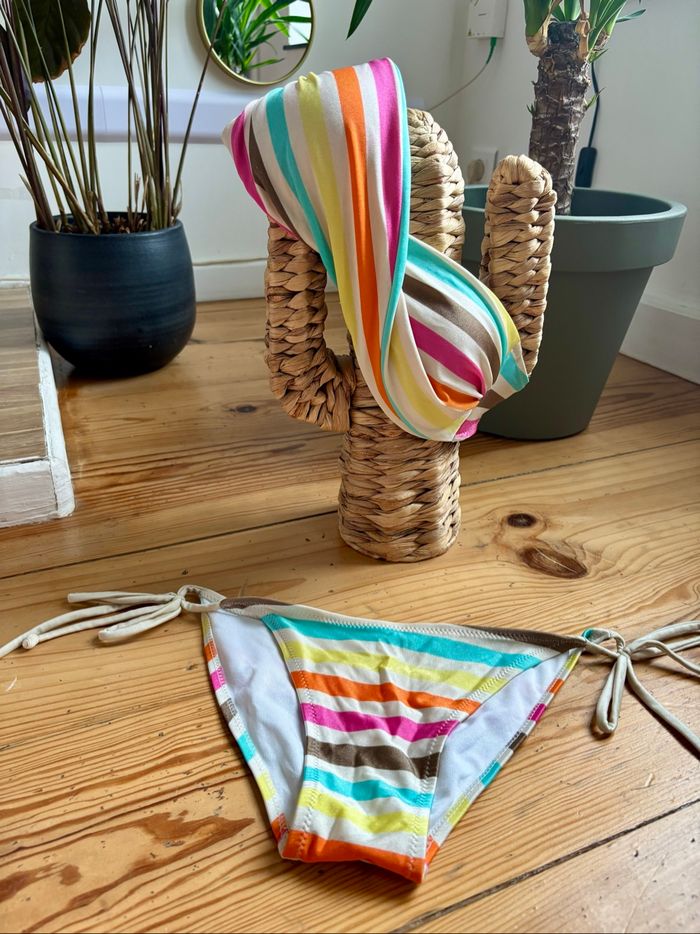 Maillot de bain 2 pièces taille M - photo numéro 2
