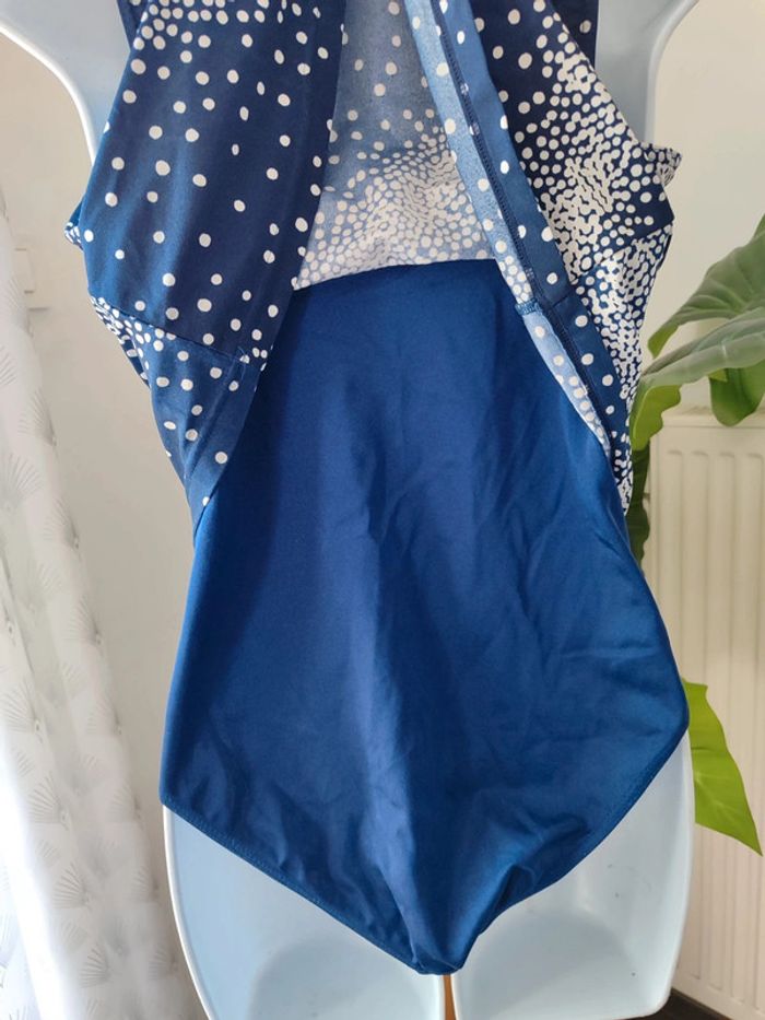 Maillot de bain Tankini a pois 1 pièce - photo numéro 4