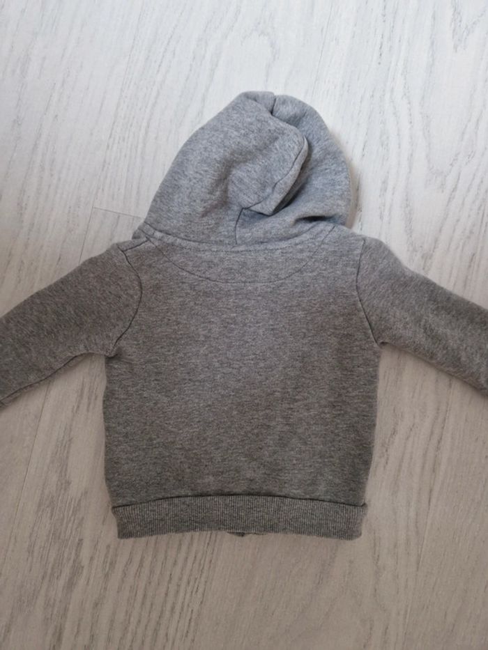 Sweat zippé à capuche Minnie disney 12m - photo numéro 4