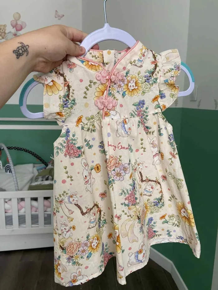Lot ROBES bébé fille 6/9 mois - photo numéro 3