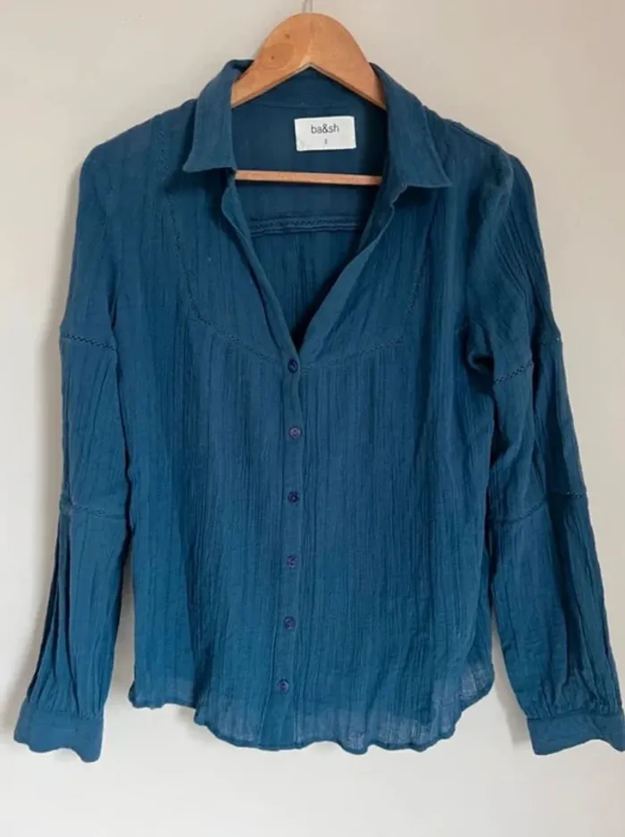 Chemise Ba&sh Vanda bleu