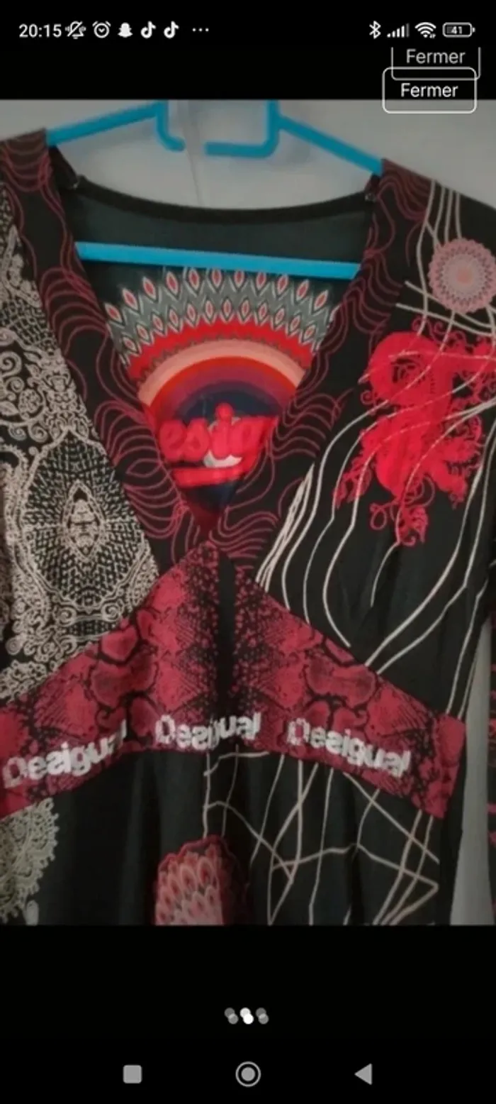 Robe manches longues Desigual taille M - photo numéro 2