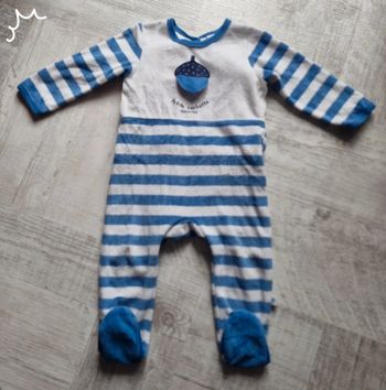 Pyjama écureuil velours absorba 12 mois