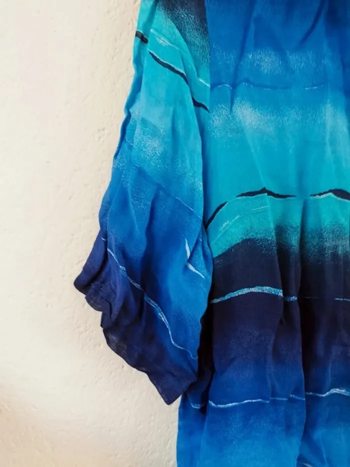 Chemisier bleu - Gerard Pasquier - taille 48 - photo numéro 2