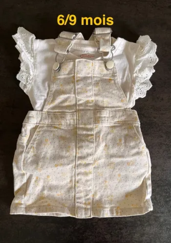 Ensemble robe 6/9 mois