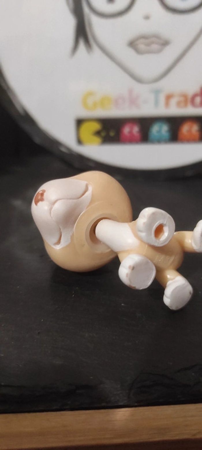 My Littlest Petshop Pet Shop LPS Bull Terrier 860 hasbro dog Yellow Purple Chien - photo numéro 7