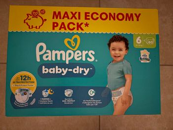 Couches Pampers Taille 6 Neuf