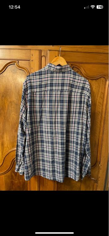 Chemise à carreaux