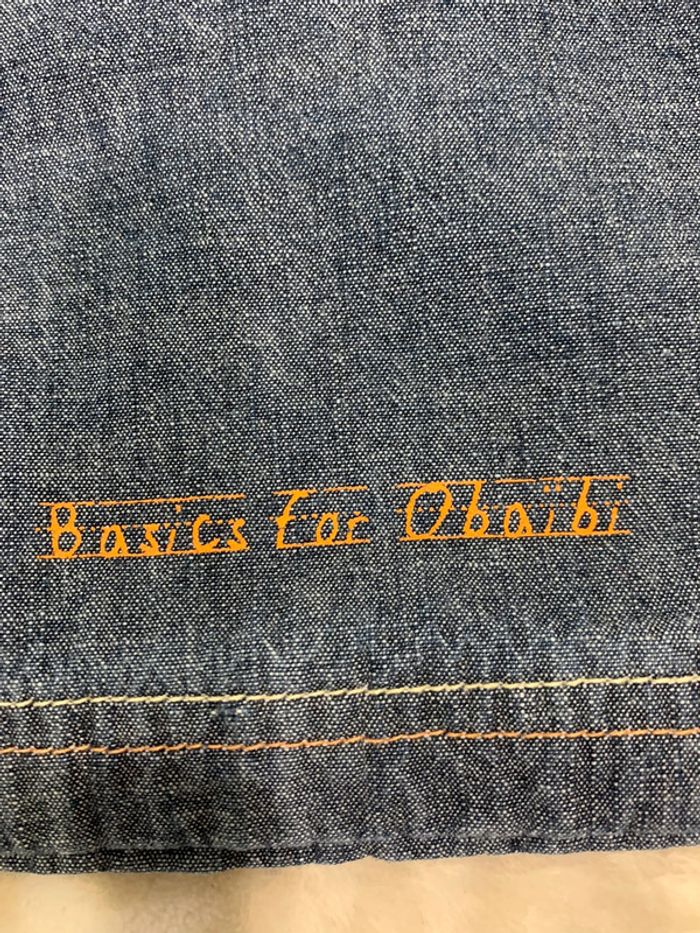 Robe Salopette Obaïbi Bleue Et Orange 6M - photo numéro 5