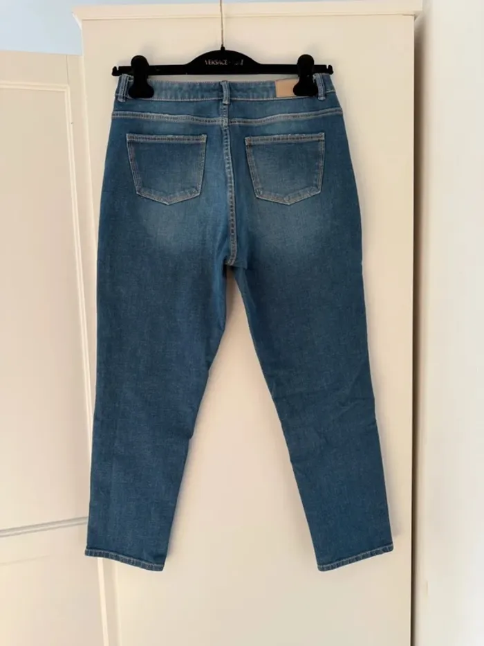 Beau jean neuf Émile Promod Slim Taille haute 🌸 40 - photo numéro 4