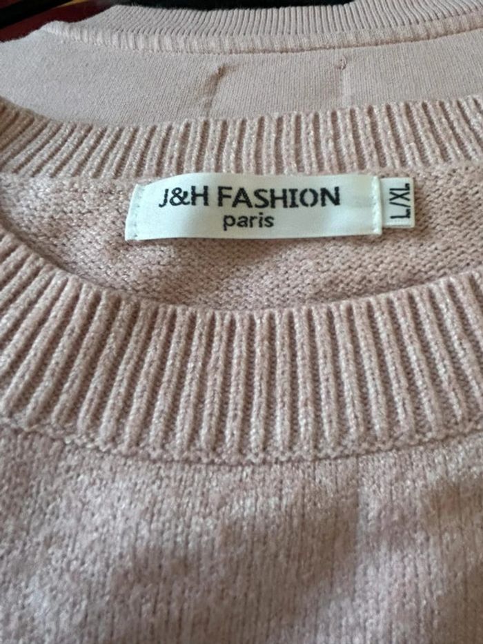 J&H Fashion Pull vieux rose – Taille 40/42 – Très bon état - photo numéro 13