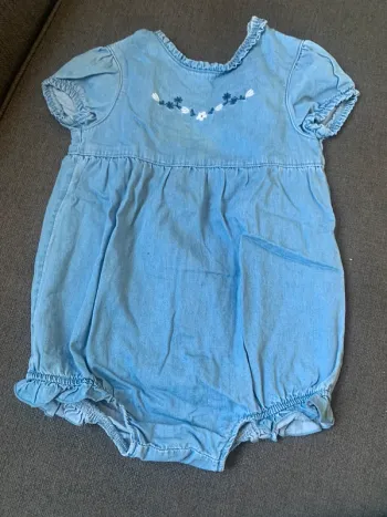 Bloomer, salopette courte jean