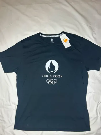 T-shirt noir jeux olympiques Paris 2024