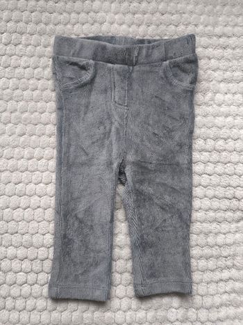 Legging en velours Tex 9 mois