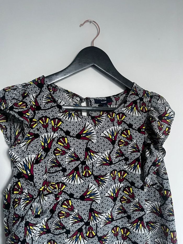 T-shirt léger motif wax - photo numéro 2