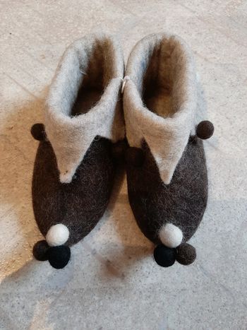 Pantouffles neuves fait main