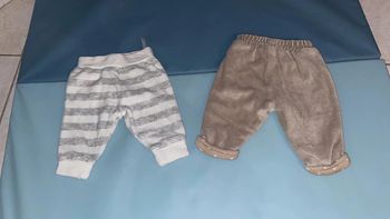Lot de 2 pantalons molletonnés 1 mois