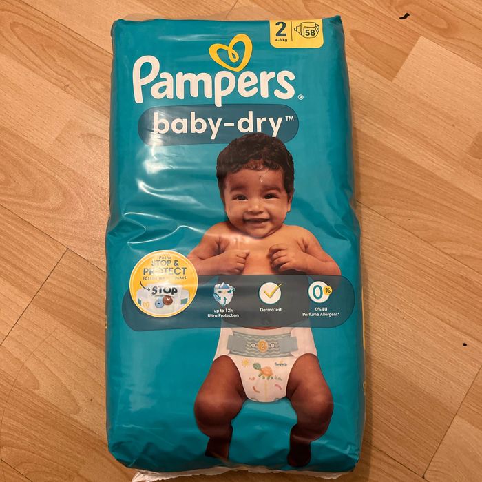 Pampers baby dry taille 2