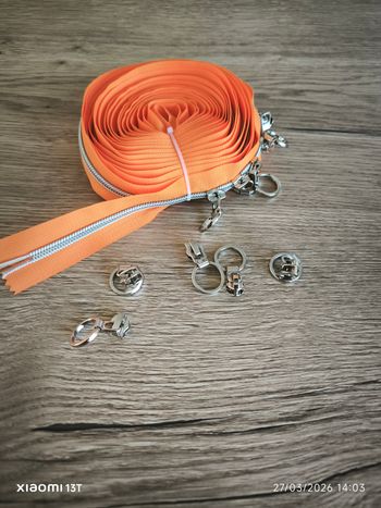 Fermeture éclair 5mm 4.5metres