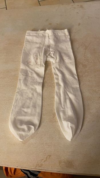 Collants fin blanc