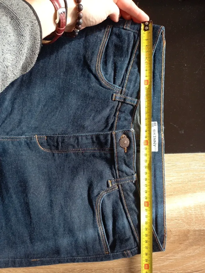 Jeans skinny bleu femme 40L30 - photo numéro 10