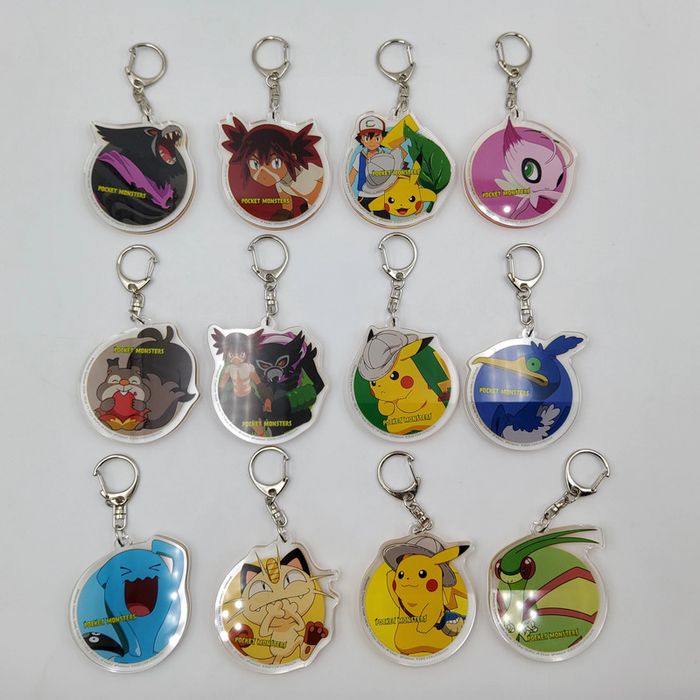 Pokémon the Movie Coco Trading Acrylic Keyholder - Complete Set