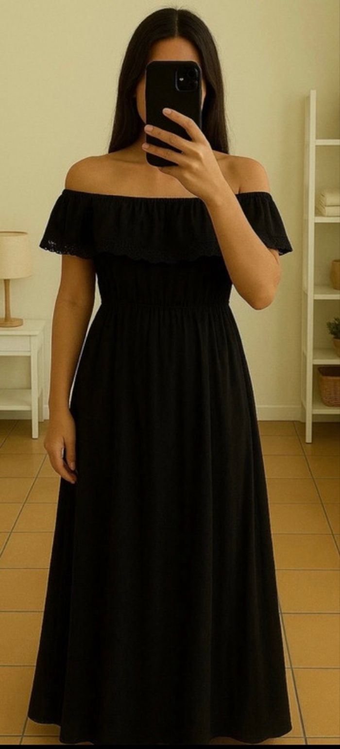 Robe maxi longue noir 36