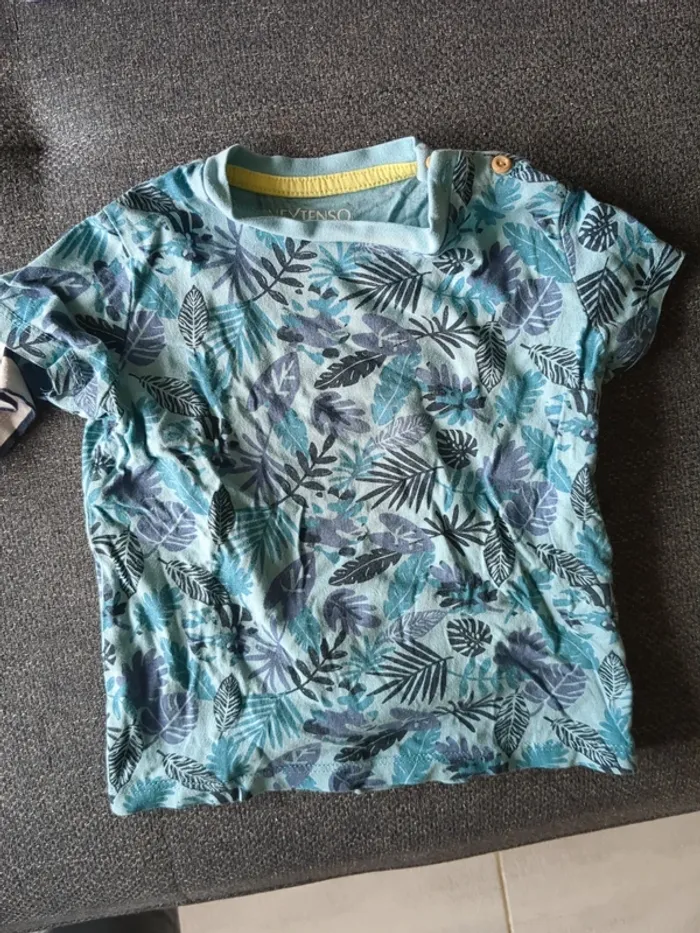 Lot 6 Tee shirt manches courtes 18 mois - photo numéro 5