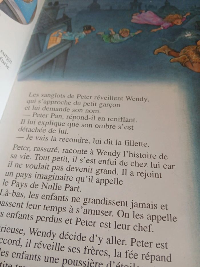 livre pour enfant "grands classiques" Peter Pan - photo numéro 2