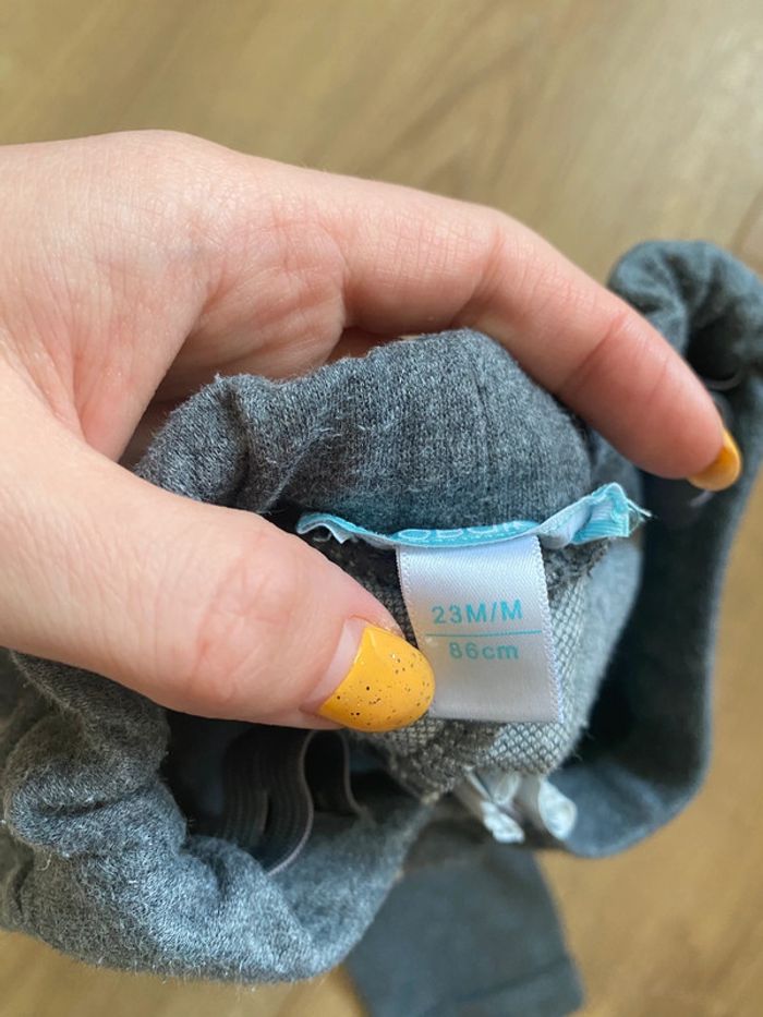 Pantalon souple gris chiné - photo numéro 6