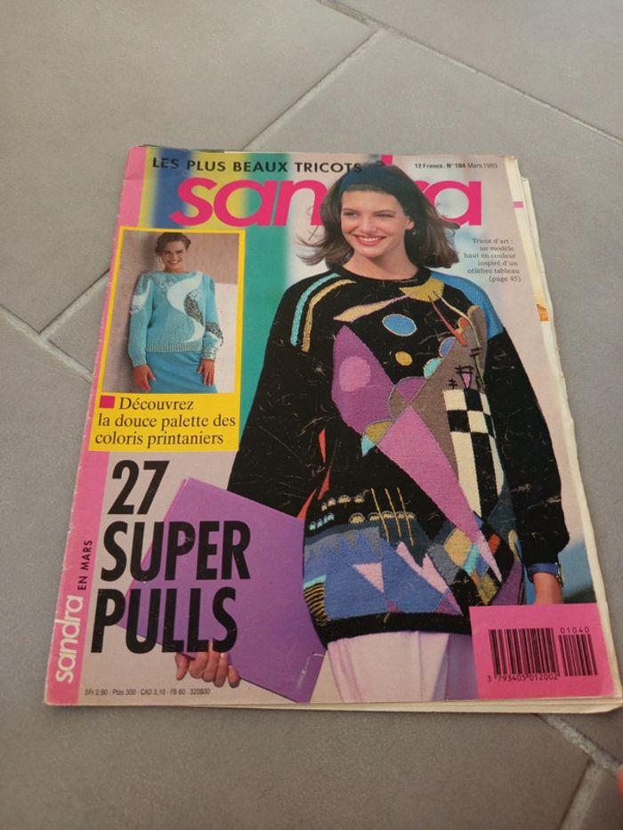 Magazine les plus beaux tricots sandra