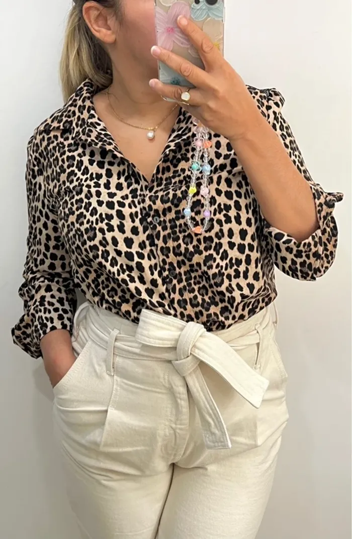 Chemise Zara Léopard