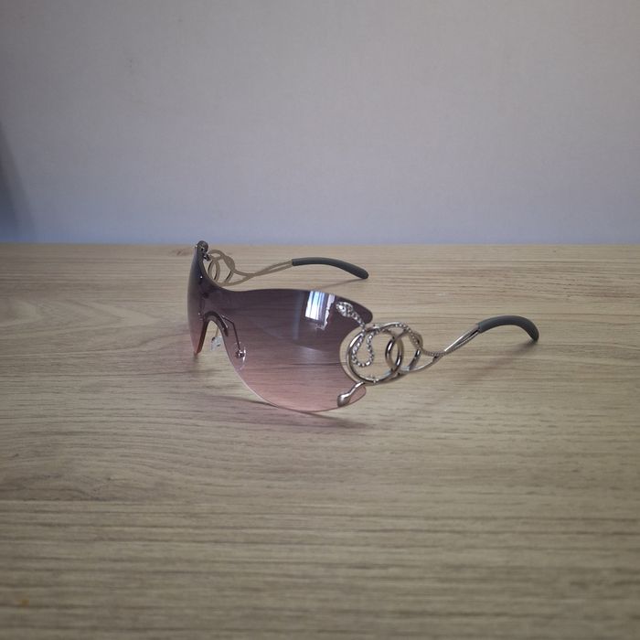 Lunettes de Soleil Serpent - Y2K Vintage 90s-2000s - Unisexe Sunglasses - Verres Teintés