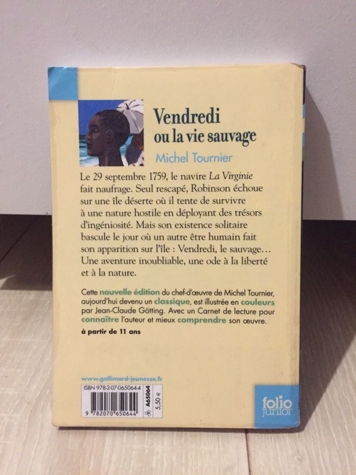 Livre « Vendredi ou la vie sauvage » - photo numéro 3
