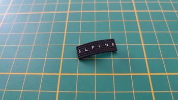 Plaque Alpine pièce détachée miniature Altaya Renault Alpine A110 Wrc 1/18 1/18e 1/18ème #C10