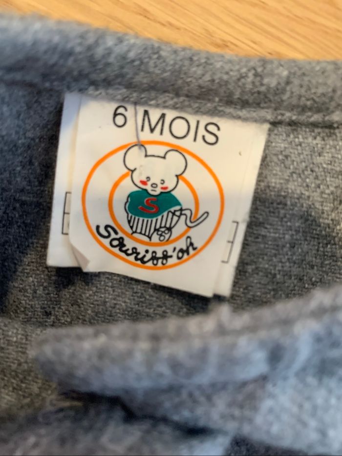 Robe vintage souriss’ ho 6 mois - photo numéro 2