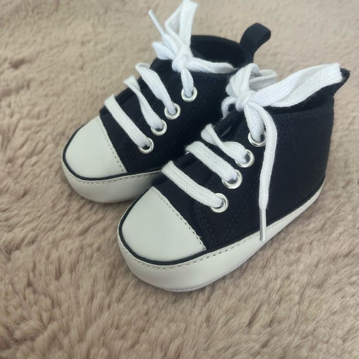 Chaussure 3/6 mois bleu marine blanc - photo numéro 2