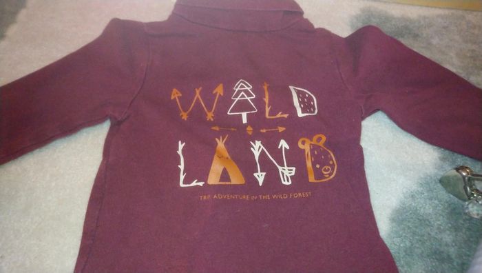 Tee shirt manches longues kiabi taille 6 mois très sympa - photo numéro 2