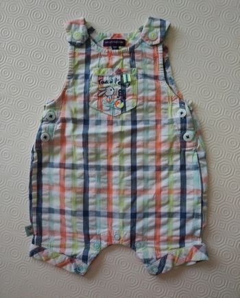 Salopette courte Sergent Major taille 3 mois