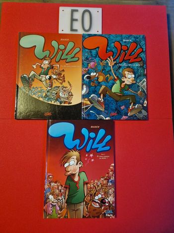 Lot de 3 bd will 1 à 3,EO