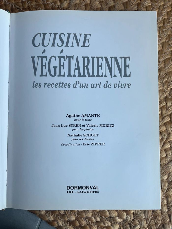 Livre Cuisine Végétarienne - photo numéro 2